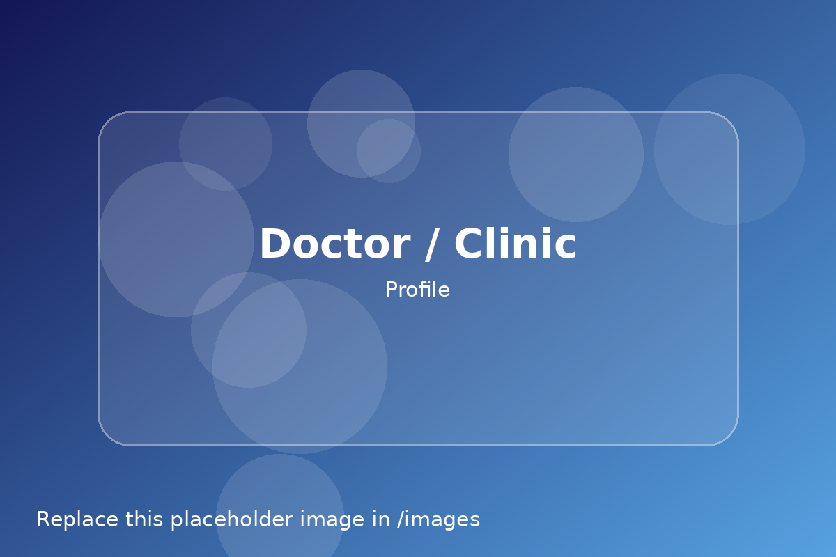 Doctor / Clinic Profile preview